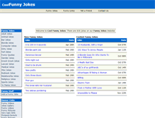 Tablet Screenshot of coolfunnyjokes.com
